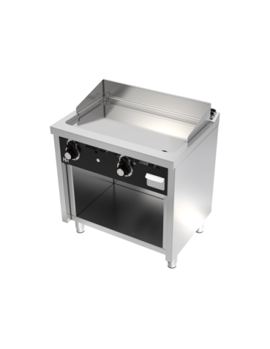 FRYTOP HR SERIE 600 CON PIE GAS CROMO DURO