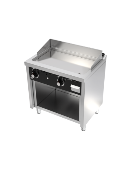 FRYTOP HR SERIE 600 CON PIE GAS CROMO DURO