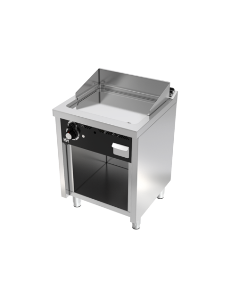 FRYTOP HR SERIE 600 CON PIE GAS CROMO DURO