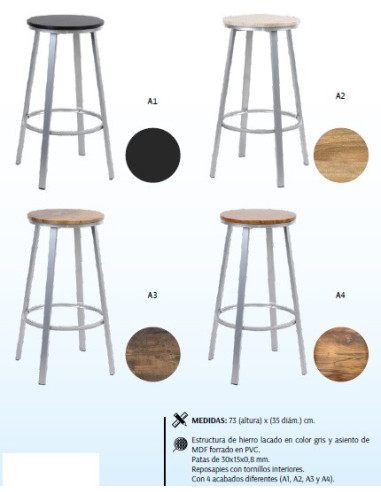 TABURETE BAR CLASIC
