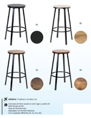 TABURETE BAR CLASIC 2