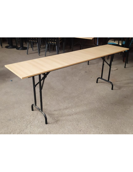 MESA PLEGABLE MADERA 200X45