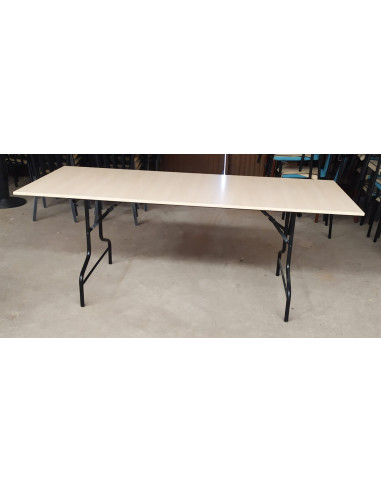 MESA PLEGABLE MADERA 200X80