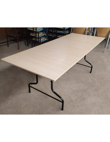 MESA PLEGABLE MADERA 200X80