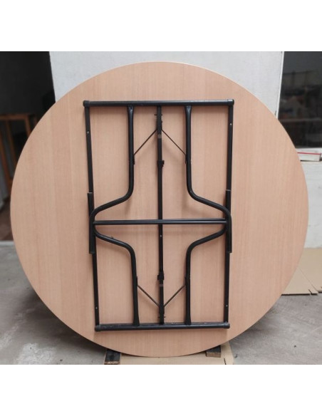 MESA PLEGABLE REDONDA 1,50M