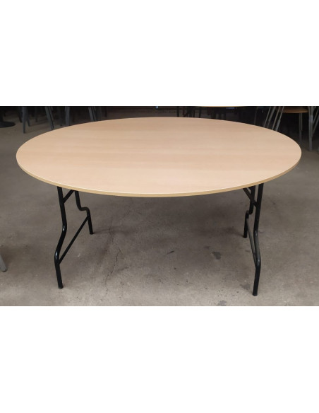 MESA PLEGABLE REDONDA 1,50M
