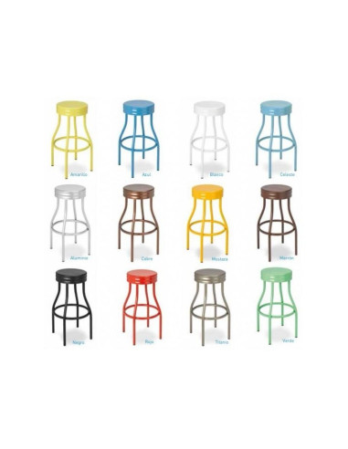 TABURETE VINTAGE METAL