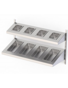 ESTANTES PARA CREMALLERA INCLINADO CUBETAS