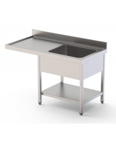 FREGADERO CON ESTANTE PARA LAVAVAJILLAS COCINA