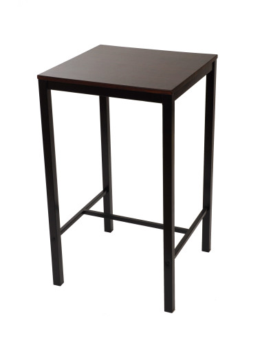 MESA ALTA CUADRADA WENGUE