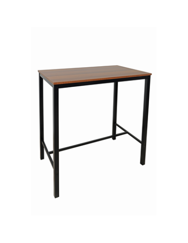 MESA ALTA RECTANGULAR NOGAL