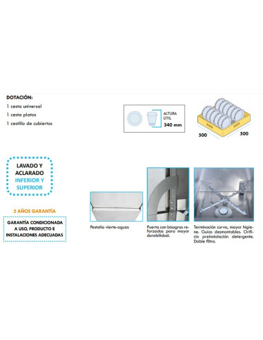 LAVAVAJILLAS ADLER NL50 TRIFASICO