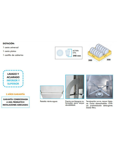 LAVAVAJILLAS ADLER NL50 TRIFASICO