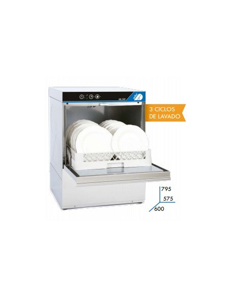 LAVAVAJILLAS ADLER NL50 MONOFASICO CON BOMBA DESAGUE