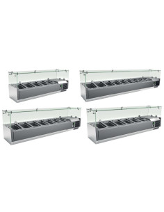 VITRINA INGREDIENTES GN 1/4