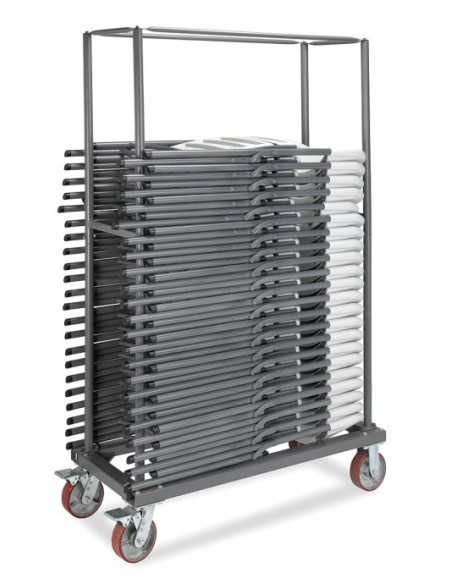 CARRO TRANSPORTE SILLAS CATERING PLEGABLES 2