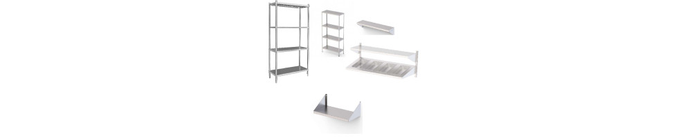 ESTANTERIAS BALDAS ACERO INOXIDABLE